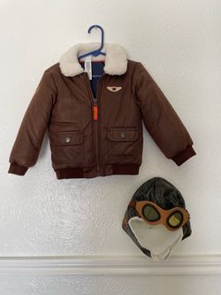 Boys Little Me Aviator Jacket Size 24mths