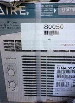 Brand New Frigidaire 5000 BTU Window AC