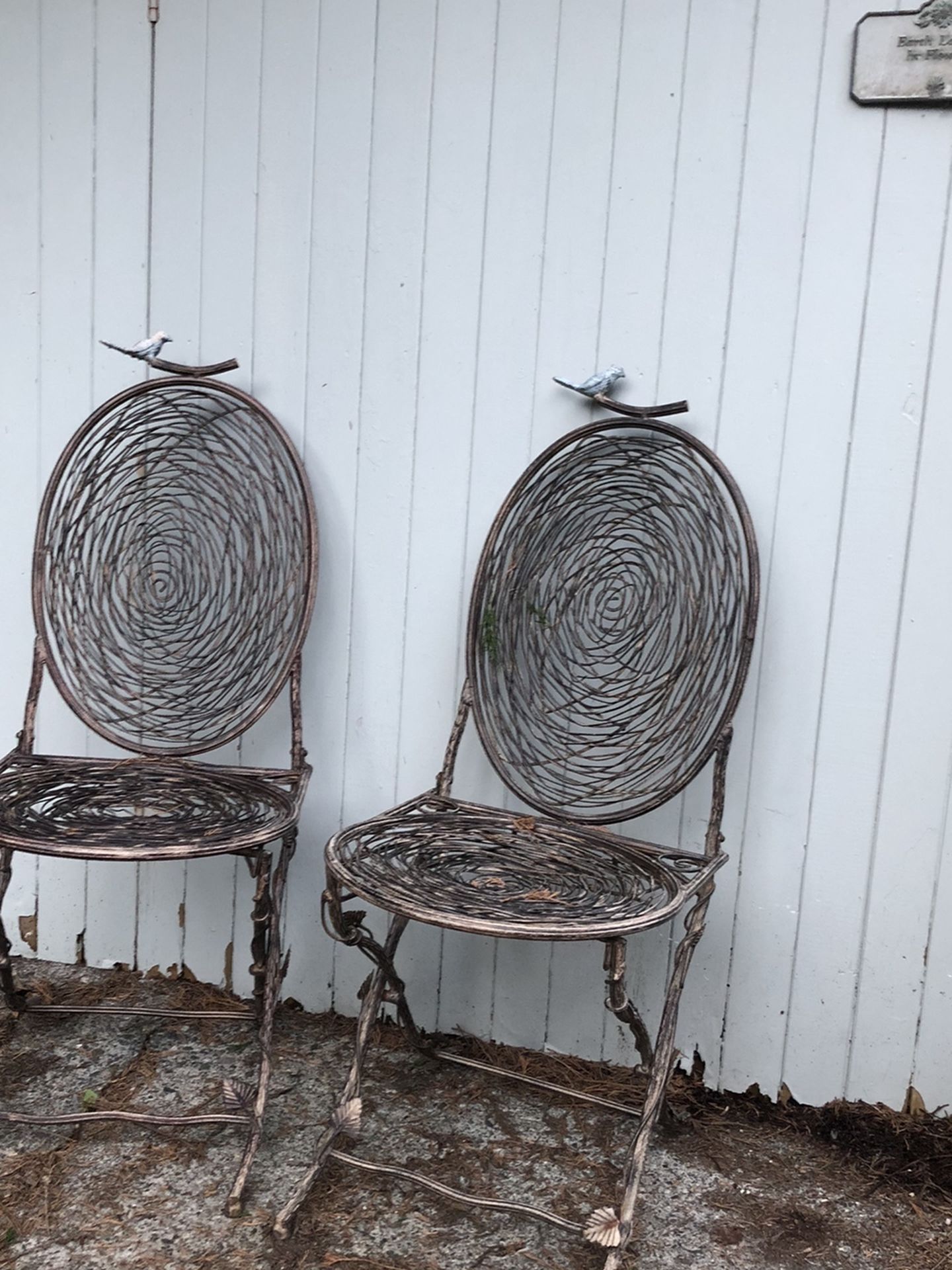 Muted Rust Bird Chair (2) By Cyan Design