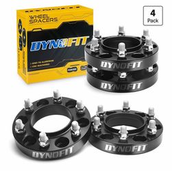 6x139.7mm (6x5.5”) Wheel Spacers 1 inch thick M14x1.5 Studs 95.2mm Bore Set of 4 for Toyota