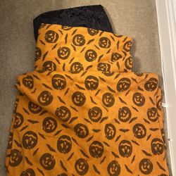 Set Of 3 Halloween Fabric Table Cloths Fits RectanglularTables