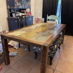 Solid Wood Dining Table