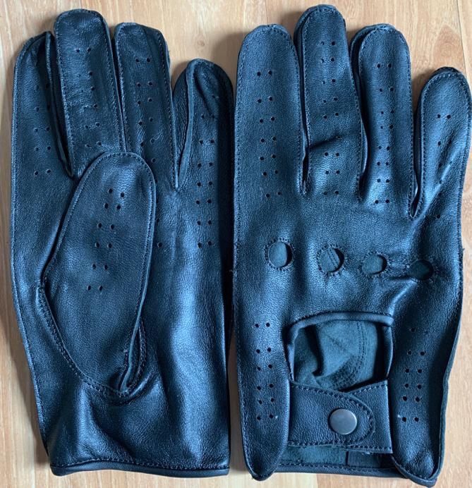 New : color driving leather gloves