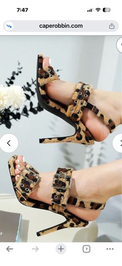 Leopard heels