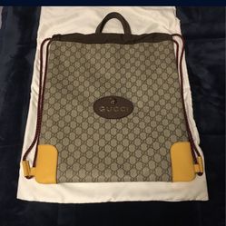 Gucci Drawstring Backpack 