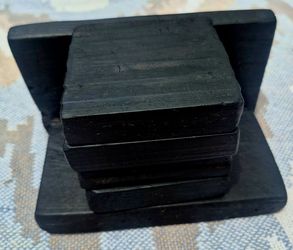 BUILT TO ORDER 
Rustic Farmhouse 4-Piece Coaster Set