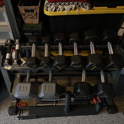 Ziva Dumbbell Set 5lb, 10lb, 20lb, 30lb, And 40lb Sets