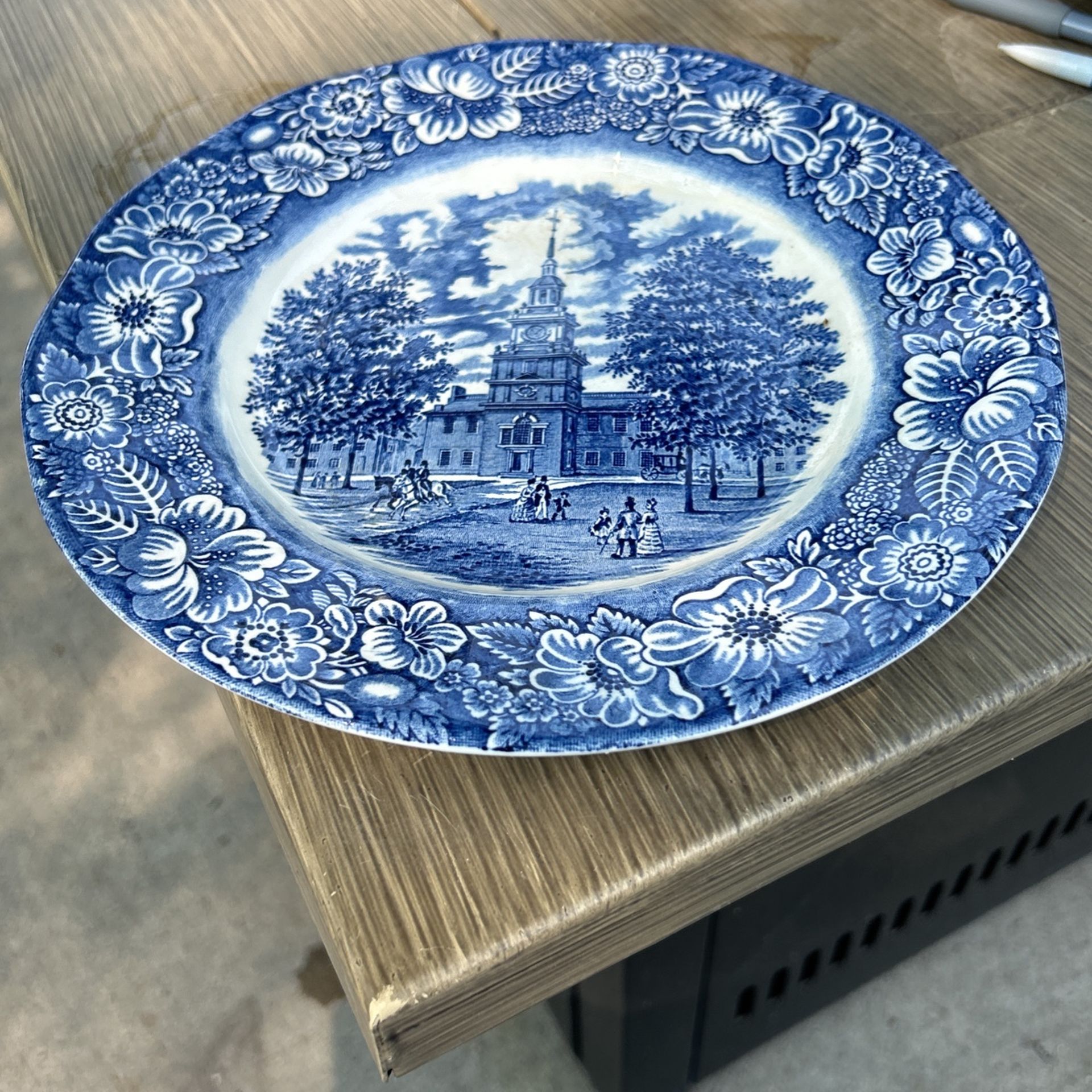 Liberty Blue Dinner Plates