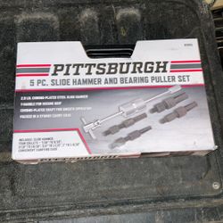Pittsburg 5 Pc. Slide Hammer & Bearing Puller Set BRAND NEW