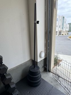 Barbell weight set w/plates