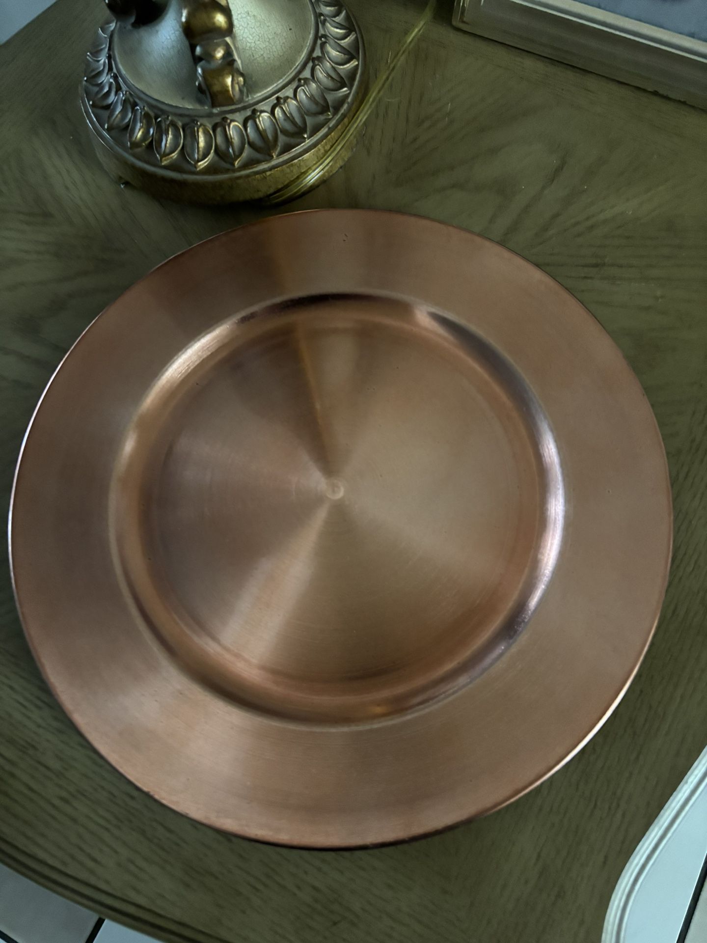 Rose gold Party Plates 50