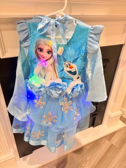 Frozen dress with lights