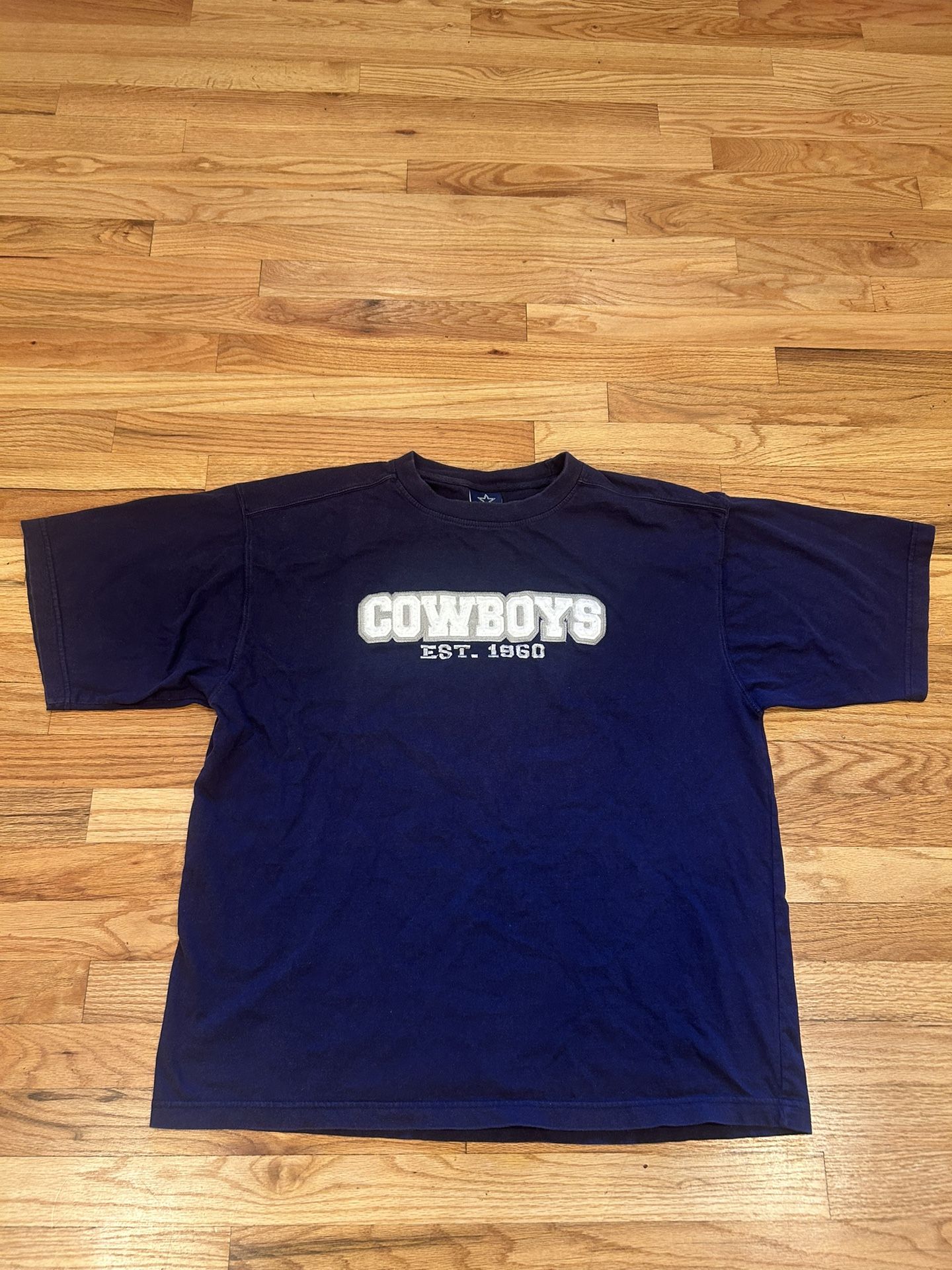 Dark Blue DALLAS COWBOYS T Shirt By AUTHENTIC APPAREL Men’s XL