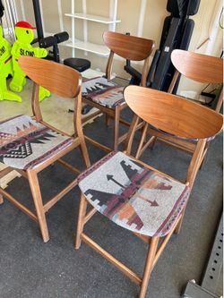Wooden barstool chairs