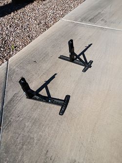 2 metal iron brackets for trailer hook up. Two for $55.00