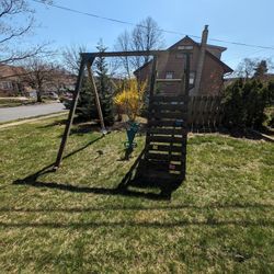 Wood Swing Set 