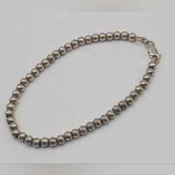 Sterling beaded bracelet 
