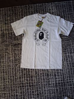 White Chrome Heart X BAPE