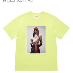 Supreme/playboi Carti T-shirt (XL) Pale Green 