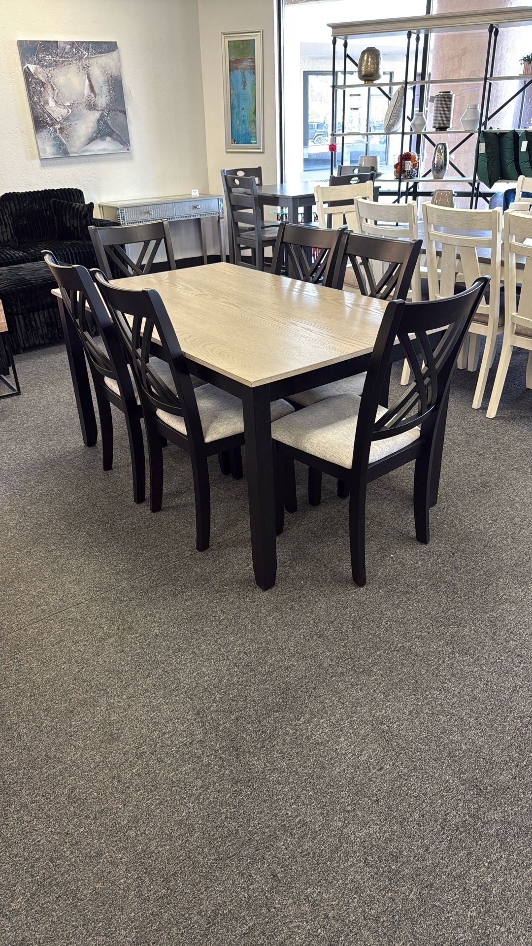Dining Set With 6 Chairs