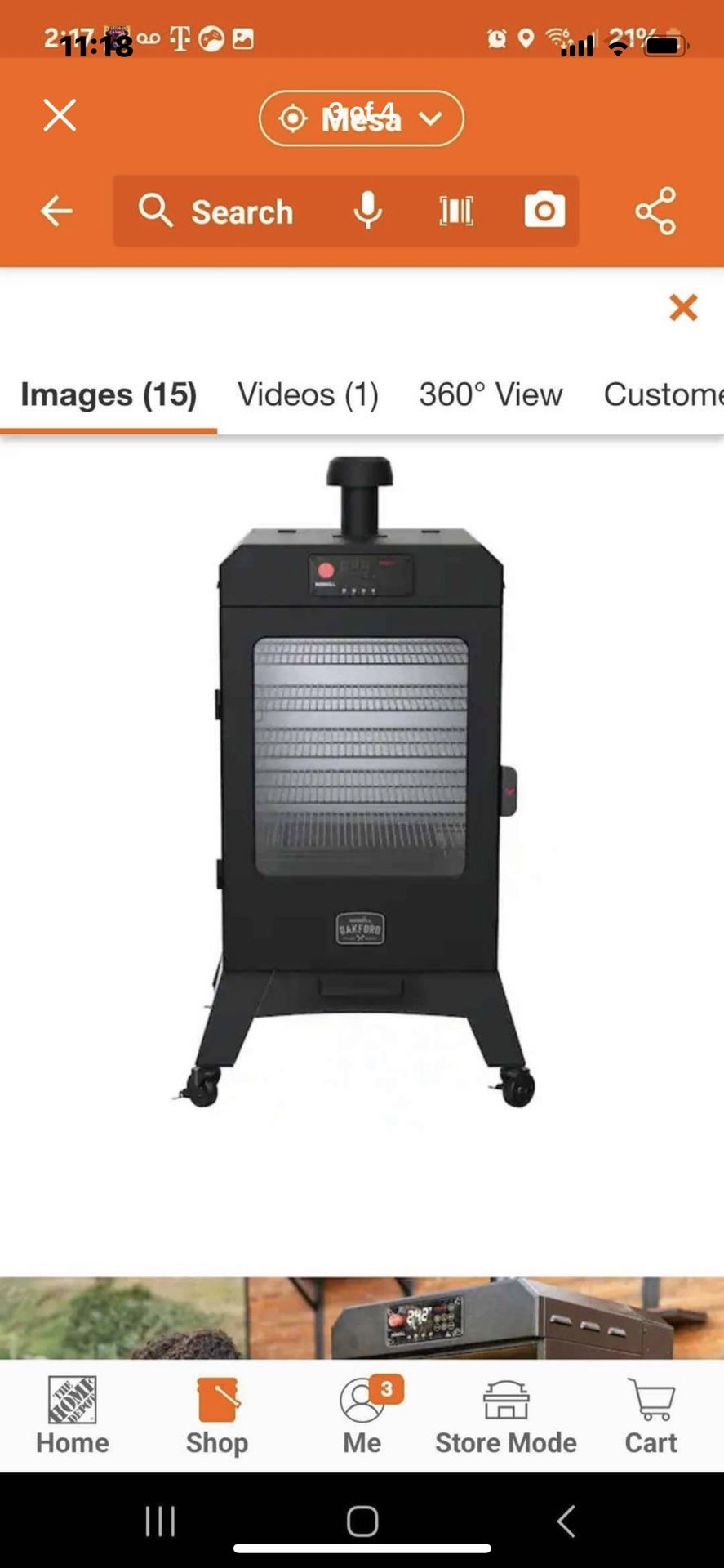 Nexgrill Oakford 1400 Pellet Grill Vertical Smoker in Black New in box Pick up Mesa Alma School and University
