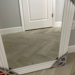 NEW Mirror With Fluted Frame  34 3/4 “ X  29”