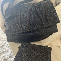 Black Sharif leather handbag