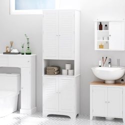 Tall Narrow Bathroom Storage Cabinet