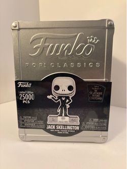 Funko Pop! Disney NBC Jack Jack Skellington- Tin Set Figure Pin Coin Cert LE 25000