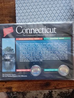 UNCIRCULATED COIN -  Connecticut Quarter (10/7/99)