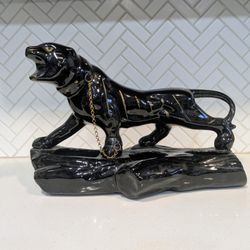 1960s MCM Black Panther Succulent Planter