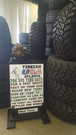 35 1250 17 BRAND NEW TIRE TIRES $199 EACH $796 SET