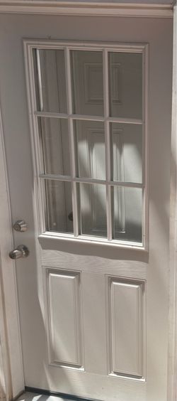 Door with frame.