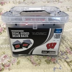 Wisconsin Badgers Cornhole Bags Proline Tailgating ACA Regulation 4 Bags