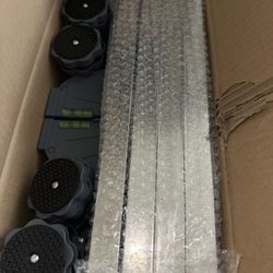 I'SMARTMOON Mini Fridge Stand, Raised Base Adjustable Mini Refrigerator Stand, Washer and Dryer Stand, 4 Strong Feet Washing Machine Pedestal, Applian