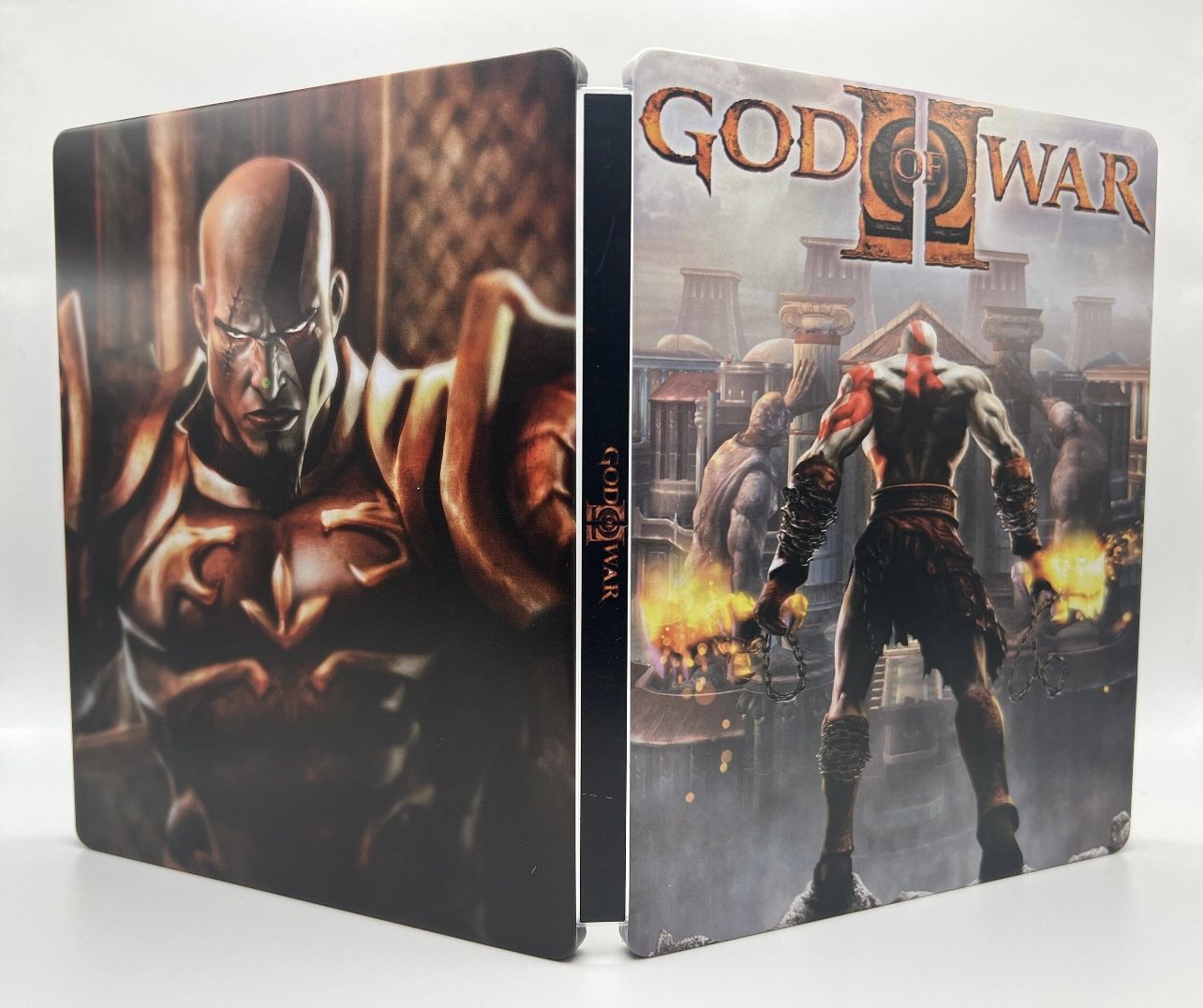 God of war II Custom made Steelbook Case only for PS2/PS3/PS4/PS5 (No Game) New