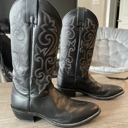 Justin’s Men’s Leather Cowboy Boots 