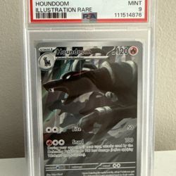 Houndoom #64 Shrouded Fable PSA 9