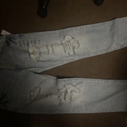 PacSun Straight Pants Ripped 