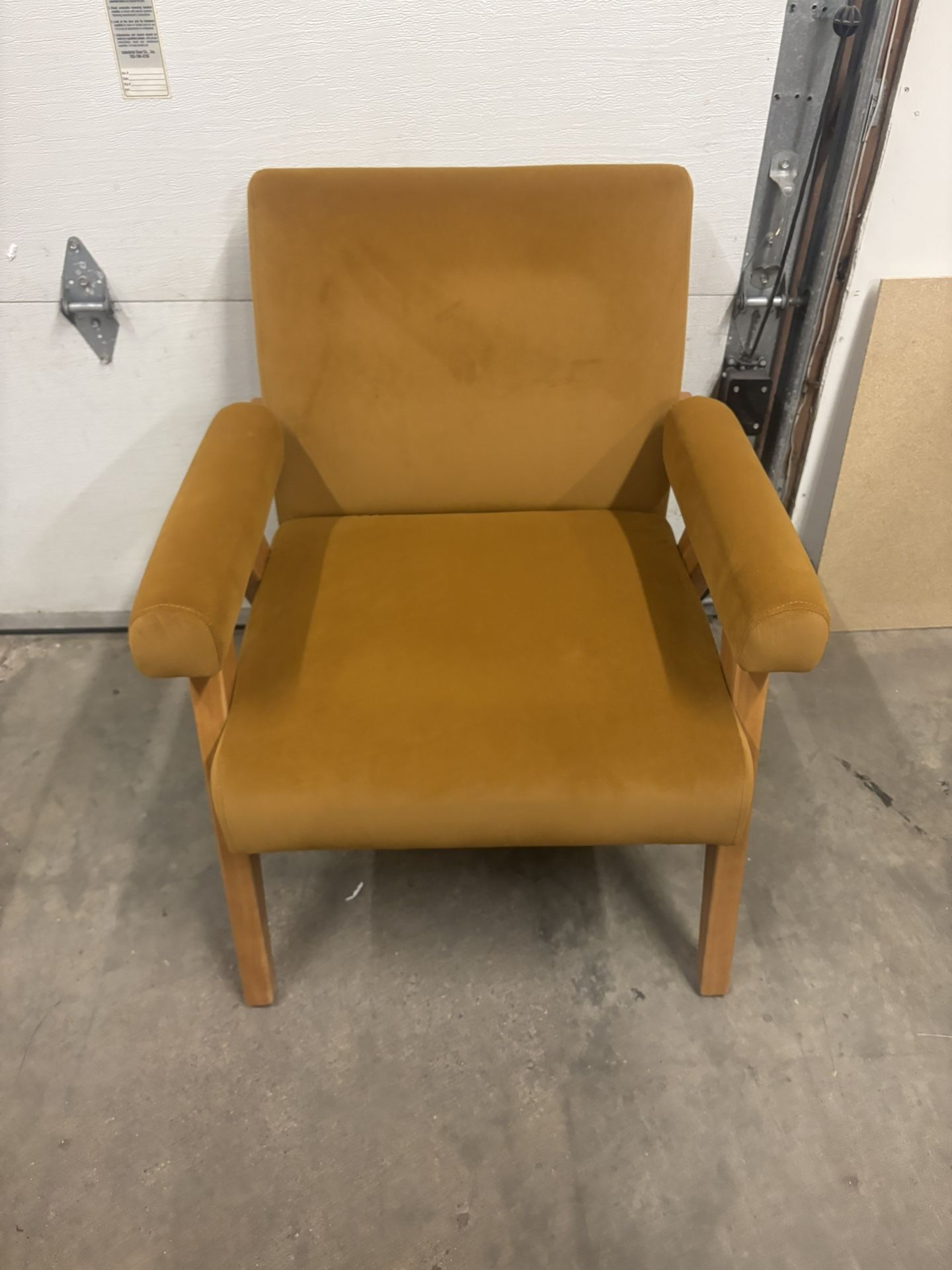 New Upholstered Arm Accent Chair Brown