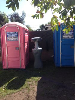 Portable potty baños Toilet