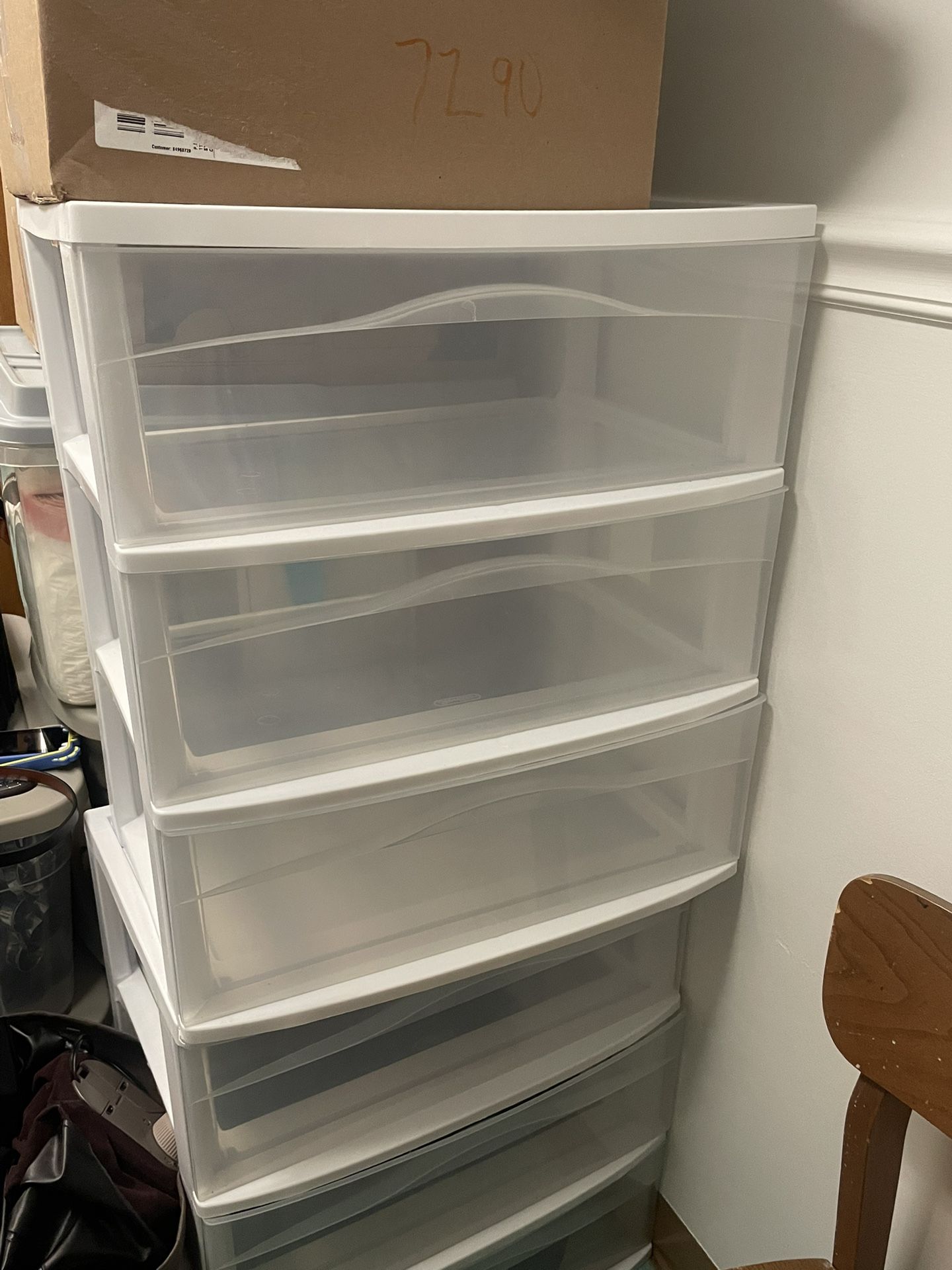 3 Drawer Plastic Storage 