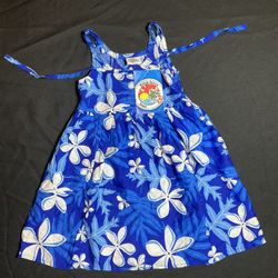 MAKAI BEACH GIRL’S HAWAIIAN SUNDRESS  TROPICAL HISBISCUS