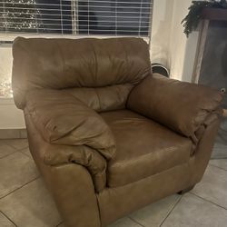 Genuine Leather Sofa 