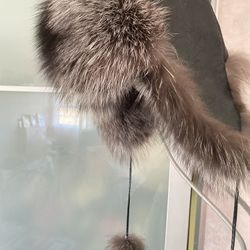 Winter Unisex Hat New Real Fox Fur