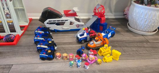 Huge PAW Patrol Toy Bundle - Air Patroller, Lookout Tower, Cars & Figures