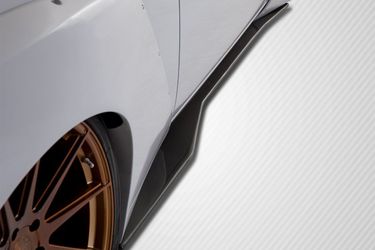 Blemished 2008-2023 Dodge Challenger Carbon Creations Circuit Side Splitter - 2 Piece