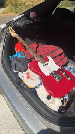 Red Squire telecaster