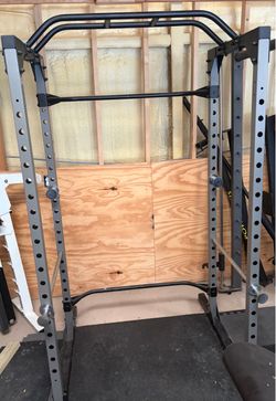 Power Rack and Olympic Weight set