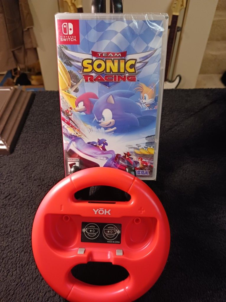 Nintendo Switch/ Team Sonic Racing Sealed Cartridge In Box Plus